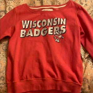 Wisconsin Badgers crew neck sweatshirt